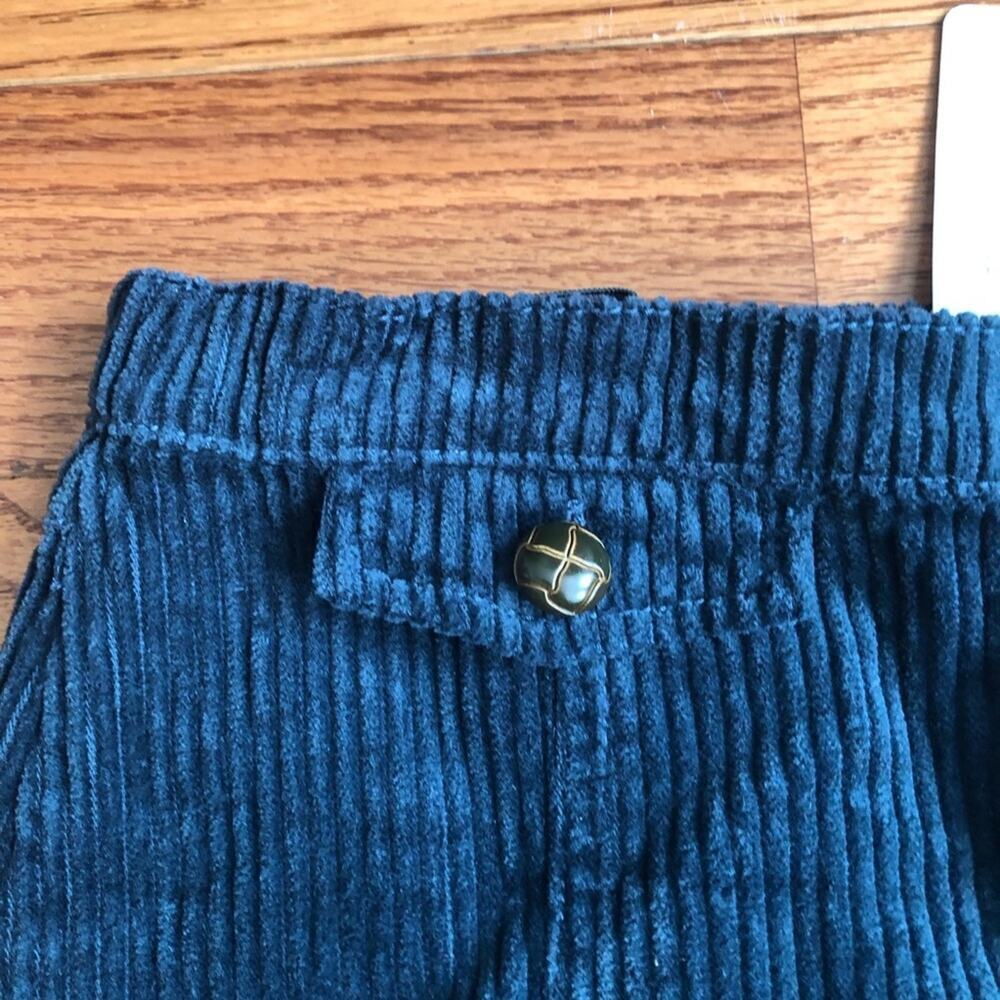 Gymboree Blue Corduroy A-Line Button Closure Pockets Skirt Girl’s Size 10 NWT - Picture 2 of 8